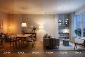 kelvin scale for lighting colour temperature